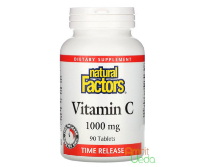 Vitamin C 1000 mg Natural Factors, 60 tablets Vitamin C 1000 mg Natural Factors, 60 tablets