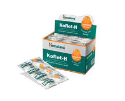 Lozenges for cough Koflet H Orange Himalaya, 6 pc