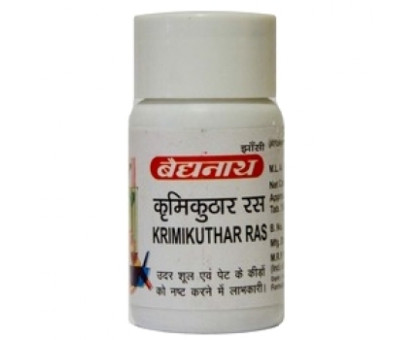 Krimikuthara Ras Baidyanath, 80 comprimés Krimikuthara Ras Baidyanath, 80 comprimés