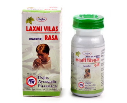 Nardya Laxmi Vilas Ras Unjha-Ayukalp, 40 tablets - 10 grams Nardya Laxmi Vilas Ras Unjha-Ayukalp, 40 tablets - 10 grams