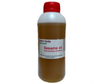 Black sesame oil Amrit Veda, 1 lt Black sesame oil Amrit Veda, 1 lt