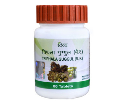 Triphala Guggul Patanjali, 80 tabletek - 40 gramy Triphala Guggul Patanjali, 80 tabletek - 40 gramy