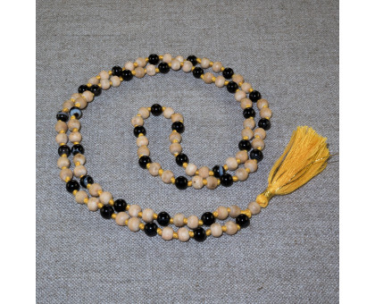Rosary from tulasi and onyx Rosary from tulasi and onyx