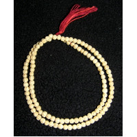 Rosary from small white rudraksha