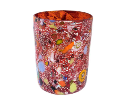 Glass multicolored Murano, 350 ml Glass multicolored Murano, 350 ml