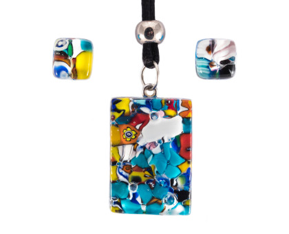 Pendant plus earrings Murano Pendant plus earrings Murano