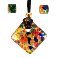 Pendant plus earrings