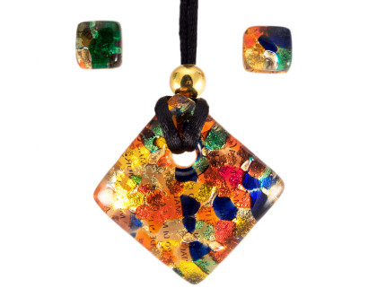 Pendant plus earrings Murano Pendant plus earrings Murano
