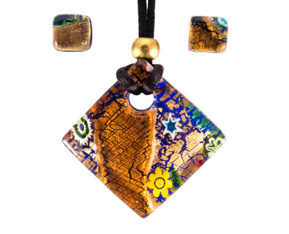 Pendant plus earrings Murano Pendant plus earrings Murano