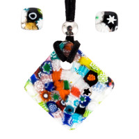 Pendant plus earrings