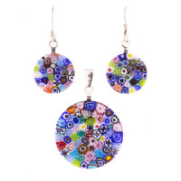 Pendant plus earrings