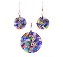 Pendant plus earrings