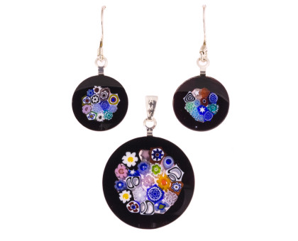Pendant plus earrings Murano Pendant plus earrings Murano
