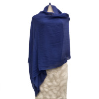 Pashmina shawl Indigo color, 100% cashmere